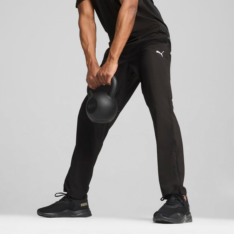 PUMA Woven Mens Black Tapered Pants - Image 3